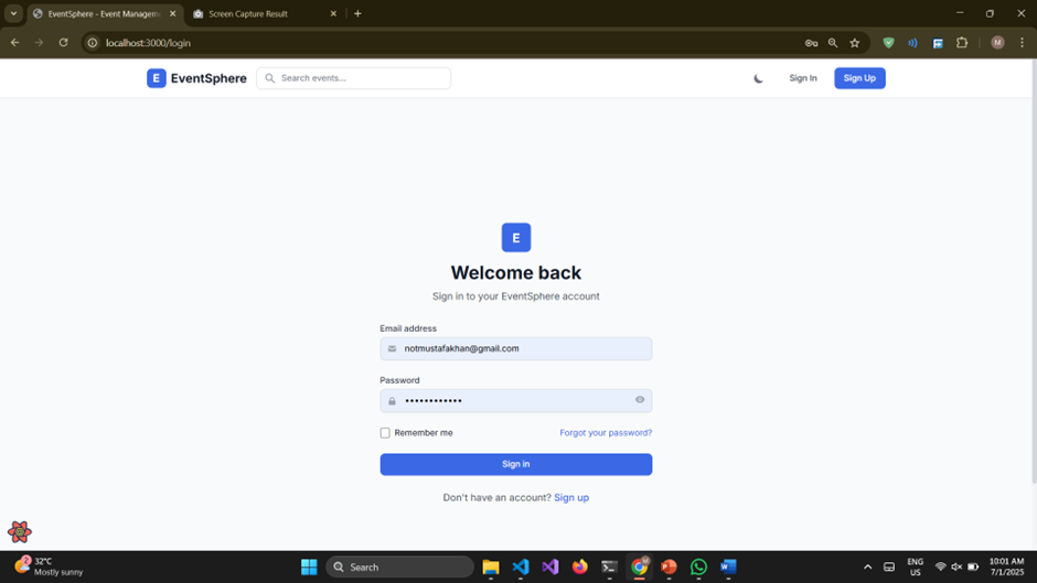 NexVote Voting Interface